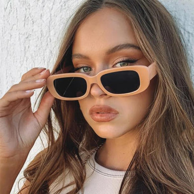 Orange Glasses Retro Rectangle Sunglasses Men Brand Designer Sun Glasses  Small Shades For Women UV400 Vintage Oculos