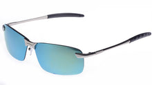 Load image into Gallery viewer, Orange Mens UV400 Polarized Sunglasses Sports Driving Mirrored Sunglasses Rimless Metal Glasses Eyewear 3043DM