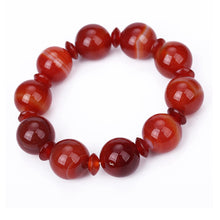 Load image into Gallery viewer, Original 3 Agate Handmade Stretch Crystal beads Bracelet Irregular Natural Stone Charm with Elastic Women Reiki Healing Crystal