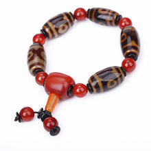 Load image into Gallery viewer, Original 3 Agate Handmade Stretch Crystal beads Bracelet Irregular Natural Stone Charm with Elastic Women Reiki Healing Crystal