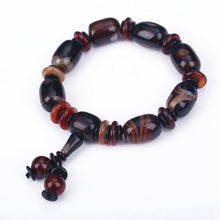 Load image into Gallery viewer, Original 3 Agate Handmade Stretch Crystal beads Bracelet Irregular Natural Stone Charm with Elastic Women Reiki Healing Crystal