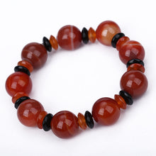 Load image into Gallery viewer, Original 3 Agate Handmade Stretch Crystal beads Bracelet Irregular Natural Stone Charm with Elastic Women Reiki Healing Crystal