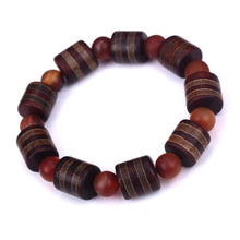 Load image into Gallery viewer, Original 3 Agate Handmade Stretch Crystal beads Bracelet Irregular Natural Stone Charm with Elastic Women Reiki Healing Crystal