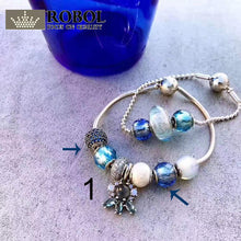 Carica l'immagine nel visualizzatore di Gallery, Original 925 Silver Charm Series Bead High quality fashion women Essence Jewelry Making Fashion Pan 1:1 With Logo Bracelet