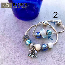 Carica l'immagine nel visualizzatore di Gallery, Original 925 Silver Charm Series Bead High quality fashion women Essence Jewelry Making Fashion Pan 1:1 With Logo Bracelet