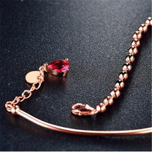 Load image into Gallery viewer, Original 925 Sterling Silver European Charm Bracelet Austrian Crystal Beads Bracelets for Women Authentic Wedding Jewelry