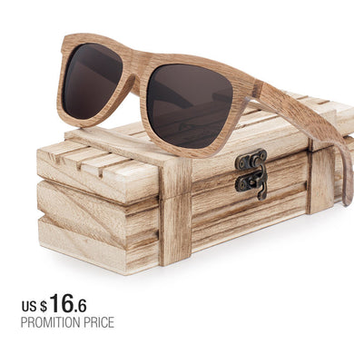 Original Brand BOBO BIRD Polarized Men's Sunglasses Mirror Eye Wear Women Handmade Original Wooden as Gifts
