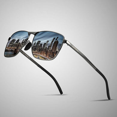 Original Brand Designer Design Sunglasses men Polarized Oval Big Box Sun Glasses Anti Glare Driving Glasses Polazation Mirrors
