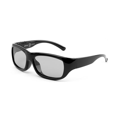 Original Design Magic Smart LCD Sunglasses Polarized Lenses Adjustable Transmittance Lenses Liquid Crystal Lenses Shine Black
