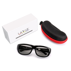Original Design Magic Smart LCD Sunglasses Polarized Lenses Adjustable Transmittance Lenses Liquid Crystal Lenses Shine Black