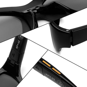 Original Design Magic Smart LCD Sunglasses Polarized Lenses Adjustable Transmittance Lenses Liquid Crystal Lenses Shine Black