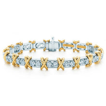 Carica l'immagine nel visualizzatore di Gallery, Original TIFF Sterling Silver 925 High Quality Charm Bracelet Engraved Inscription FOR Woman Original Model Production