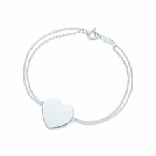 Carica l'immagine nel visualizzatore di Gallery, Original TIFF Sterling Silver 925 High Quality Charm Bracelet Engraved Inscription FOR Woman Original Model Production