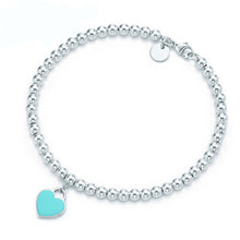 Load image into Gallery viewer, Original TIFF Sterling Silver 925 High Quality Charm Bracelet Engraved Inscription FOR Woman Original Model Production