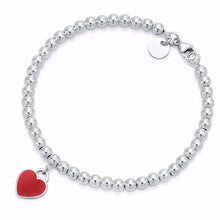 Load image into Gallery viewer, Original TIFF Sterling Silver 925 High Quality Charm Bracelet Engraved Inscription FOR Woman Original Model Production