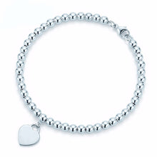 Load image into Gallery viewer, Original TIFF Sterling Silver 925 High Quality Charm Bracelet Engraved Inscription FOR Woman Original Model Production