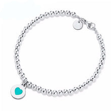 Load image into Gallery viewer, Original TIFF Sterling Silver 925 High Quality Charm Bracelet Engraved Inscription FOR Woman Original Model Production