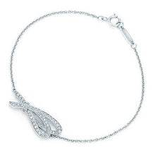 Carica l'immagine nel visualizzatore di Gallery, Original TIFF Sterling Silver 925 High Quality Charm Bracelet Engraved Inscription FOR Woman Original Model Production