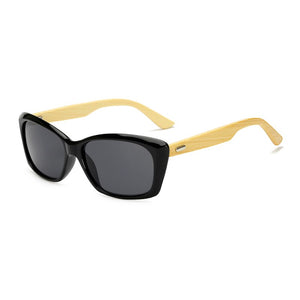 Original Wooden Bamboo Sunglasses Men Women Mirrored UV400 Sun Glasses Real Wood Shades Gold Blue Outdoor Goggles Sunglases Male