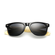 Load image into Gallery viewer, Original Wooden Bamboo Sunglasses Men Women Mirrored UV400 Sun Glasses Real Wood Shades Gold Blue Outdoor Goggles Sunglases Male
