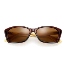 Carica l&#39;immagine nel visualizzatore di Gallery, Original Wooden Bamboo Sunglasses Men Women Mirrored UV400 Sun Glasses Real Wood Shades Gold Blue Outdoor Goggles Sunglases Male