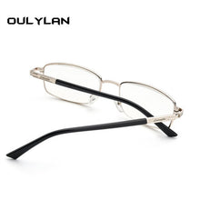 Load image into Gallery viewer, Oulyan Finished Myopia Glasses Women Men Short-sighted Spectacles Square Metal Eyeglasses Diopter -1.0 1.5 2.0 2.5 3.0 3.5 4.0