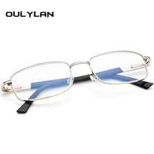 Load image into Gallery viewer, Oulyan Finished Myopia Glasses Women Men Short-sighted Spectacles Square Metal Eyeglasses Diopter -1.0 1.5 2.0 2.5 3.0 3.5 4.0