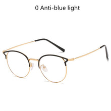 Carica l&#39;immagine nel visualizzatore di Gallery, Oulylan -1 -1.5 -2 -2.5 -3 -3.5 -4 Finished Myopia Glasses Men Women Round Cat Eye Nearsighted Eyeglasses Student Prescription
