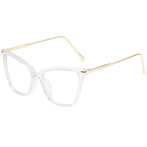 2022 Cat Eye Glasses Frames Women Myopia   Spectacles Frame Clear Lens Fake Glasses Men Vintage Optical Eyewear