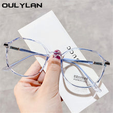 Load image into Gallery viewer, Oulylan Anti-blue Light Finished Myopia Glasses Women MenNearsighted Eyewear Student Prescription Glasses for Sight Minus 2.0