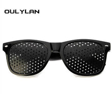 Load image into Gallery viewer, Oulylan Anti-myopia Pinhole Glasses Vision Spectacles Eyesight Improver Pin Hole Eyes Training Exercise Glasses Eyewear