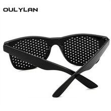 Load image into Gallery viewer, Oulylan Anti-myopia Pinhole Glasses Vision Spectacles Eyesight Improver Pin Hole Eyes Training Exercise Glasses Eyewear