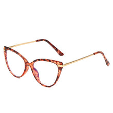 Load image into Gallery viewer, Oulylan Blue Light Blocking Eyeglasses Frames Women Sexy Cat Eye Glasses Frame Clear Optical Lens Computer Eyewear for Ladies