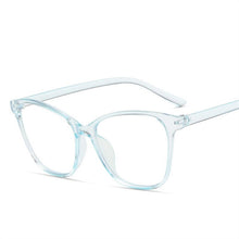 Load image into Gallery viewer, Oulylan Cat Eye Glasses Frame Women  Anti Blue Light Spectacle Frames Vintage Optical Transparent Fake Eyeglasses