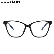 Load image into Gallery viewer, Oulylan Cat Eye Glasses Frame Women  Anti Blue Light Spectacle Frames Vintage Optical Transparent Fake Eyeglasses