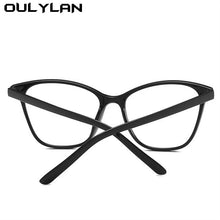 Load image into Gallery viewer, Oulylan Cat Eye Glasses Frame Women  Anti Blue Light Spectacle Frames Vintage Optical Transparent Fake Eyeglasses