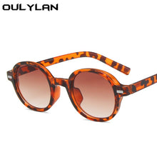 Carica l&#39;immagine nel visualizzatore di Gallery, Oulylan Occhiali da sole ovali neri classici per le donne Occhiali da sole rotondi alla moda da uomo Occhiali da guida all&#39;aperto Occhiali sfumati UV400 