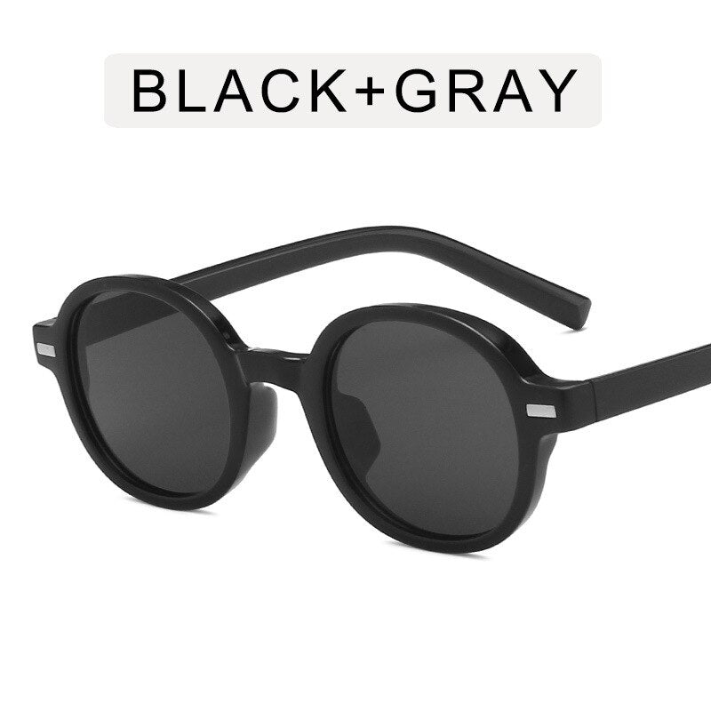 Oulylan Occhiali da sole ovali neri classici per le donne Occhiali da sole rotondi alla moda da uomo Occhiali da guida all'aperto Occhiali sfumati UV400 