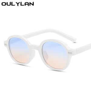 Oulylan Occhiali da sole ovali neri classici per le donne Occhiali da sole rotondi alla moda da uomo Occhiali da guida all'aperto Occhiali sfumati UV400 