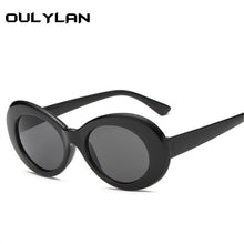 Load image into Gallery viewer, Oulylan Clout Goggles Kurt Cobain Sunglasses Men Vintage Oval Sun Glasses Retro Female Male White Black Eyewear UV400