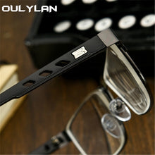 Load image into Gallery viewer, Oulylan Finished Myopia Glasses Women Men Vintage Square Metal Frame Design Students Short Sight Eyewear for Unisex