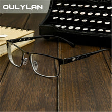 Load image into Gallery viewer, Oulylan Finished Myopia Glasses Women Men Vintage Square Metal Frame Design Students Short Sight Eyewear for Unisex