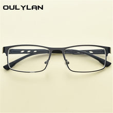 Load image into Gallery viewer, Oulylan Finished Myopia Glasses Women Men Vintage Square Metal Frame Design Students Short Sight Eyewear for Unisex