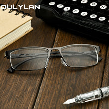 Load image into Gallery viewer, Oulylan Finished Myopia Glasses Women Men Vintage Square Metal Frame Design Students Short Sight Eyewear for Unisex