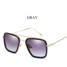 Load image into Gallery viewer, Oulylan Men Steampunk Sunglasses Tony Stark Iron Man Sunglass Retro Vintage Steam Punk Sun Glasses UV400