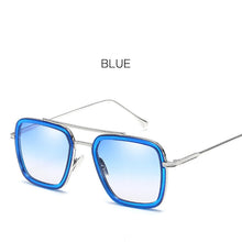 Load image into Gallery viewer, Oulylan Men Steampunk Sunglasses Tony Stark Iron Man Sunglass Retro Vintage Steam Punk Sun Glasses UV400