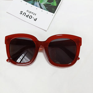 Oulylan Oversized Square Sunglasses Women Men  Designer Shades Eyewear Vintage Sun Glasses UV400 Colored Glasses Black