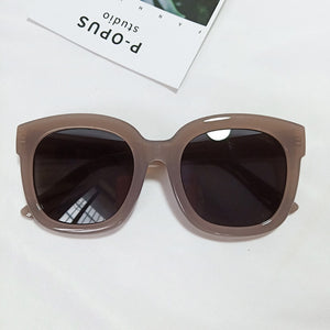 Oulylan Oversized Square Sunglasses Women Men  Designer Shades Eyewear Vintage Sun Glasses UV400 Colored Glasses Black