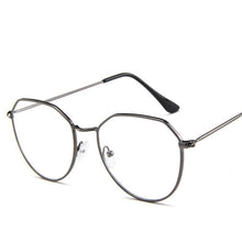 Load image into Gallery viewer, Oulylan Polygon Glasses Frame Women Men Vintage Clear Lens Myopia Eyeglasses Frames Female Transparent Optical Spectacles Gold