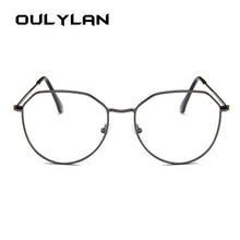 Load image into Gallery viewer, Oulylan Polygon Glasses Frame Women Men Vintage Clear Lens Myopia Eyeglasses Frames Female Transparent Optical Spectacles Gold
